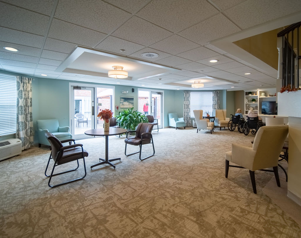 Comfortable indoor common area
